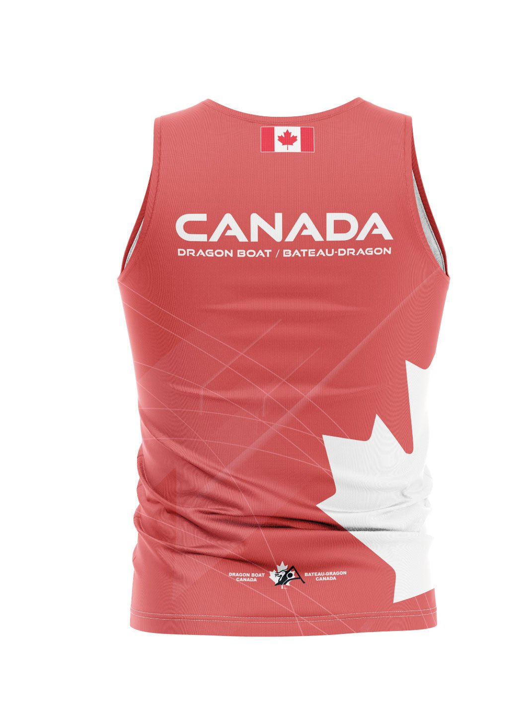 Team Canada Dragon Boat Supporters | Men's Athletic Tank Top - Oddball Workshop