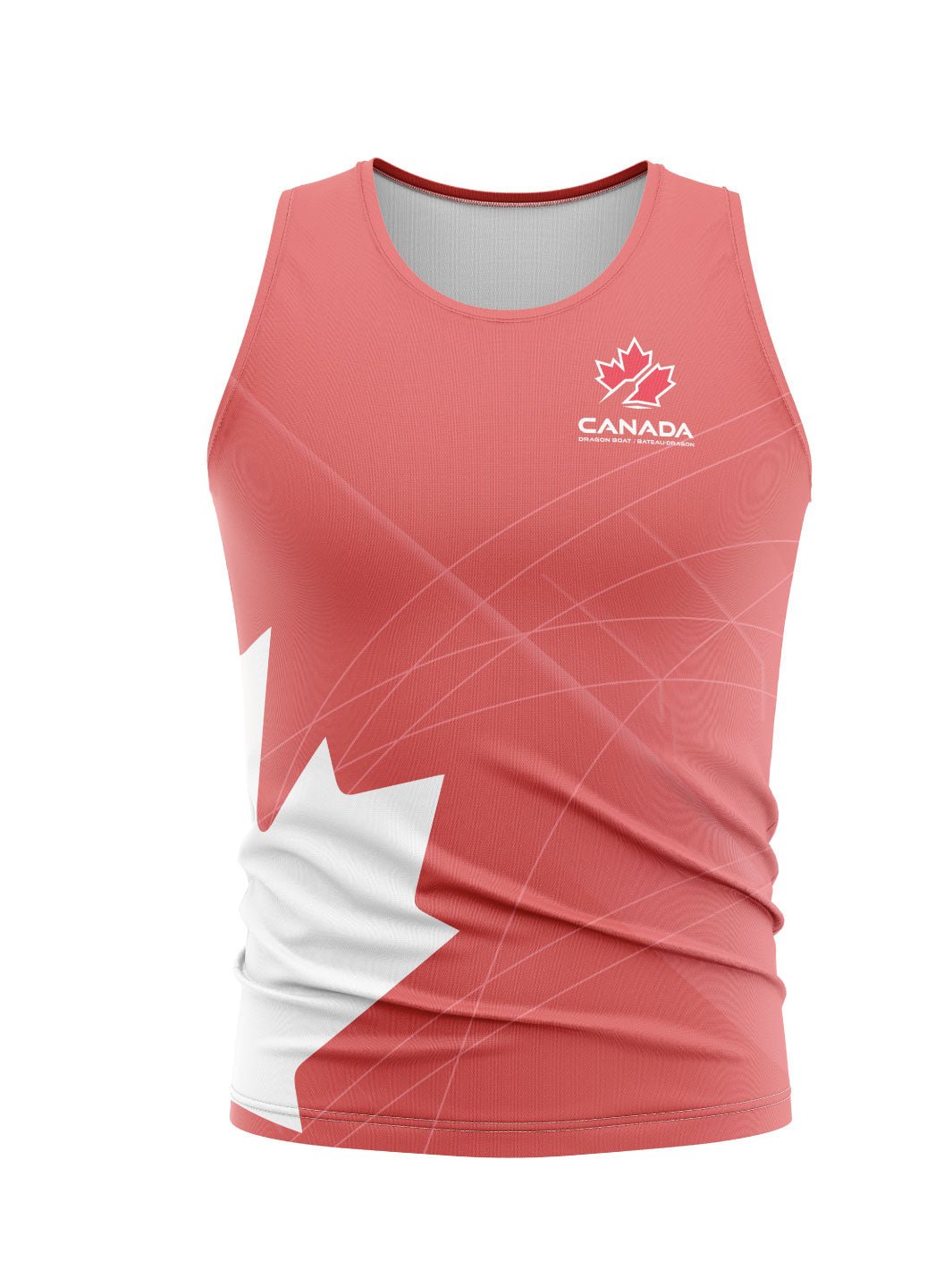 Team Canada Dragon Boat Supporters | Men's Athletic Tank Top - Oddball Workshop