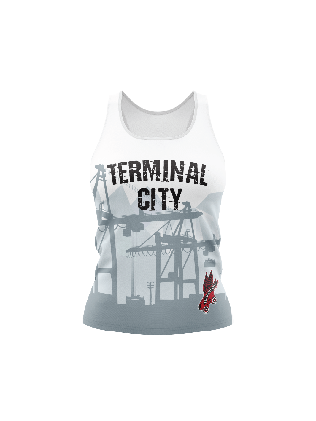Terminal City Roller Derby | Women's Athletic Tank Top - Oddball Workshop