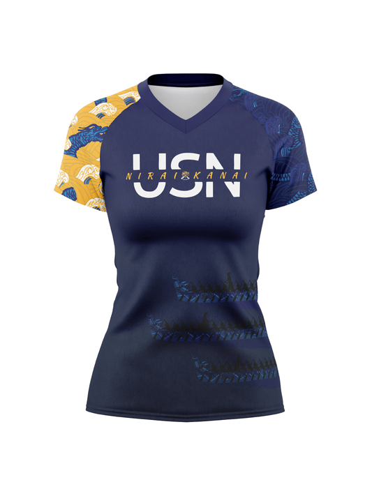 US Navy Dragon Boat Team | H2O Women's Performance Jersey Short Sleeve - Oddball Workshop