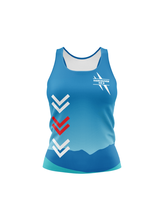 Vancouver Va'a | Women's Athletic Tank Top - Oddball Workshop