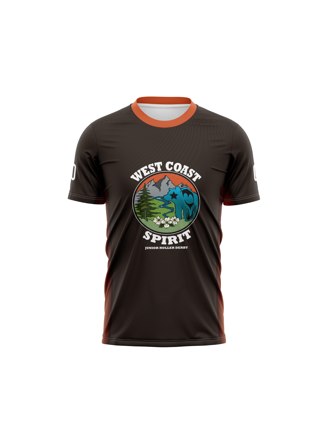 West Coast Spirit Junior Roller Derby | Unisex Team Jersey Short Sleeve - Oddball Workshop