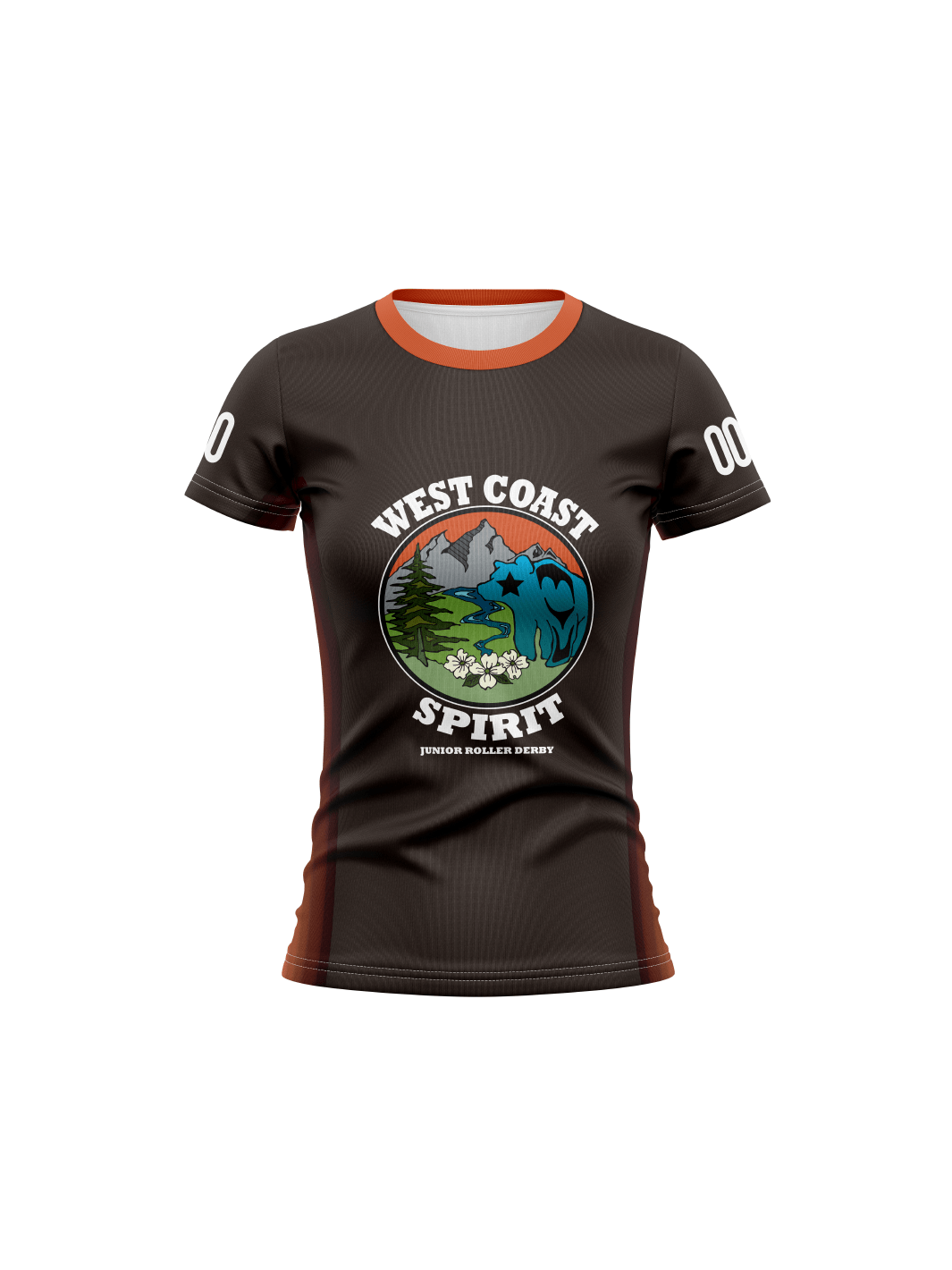 West Coast Spirit Junior Roller Derby | Women's Team Jersey Short Sleeve - Oddball Workshop