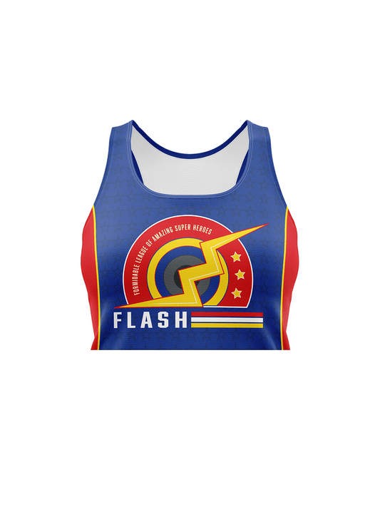Team Flash | Women's Athletic Tank Top Crop - Oddball Workshop