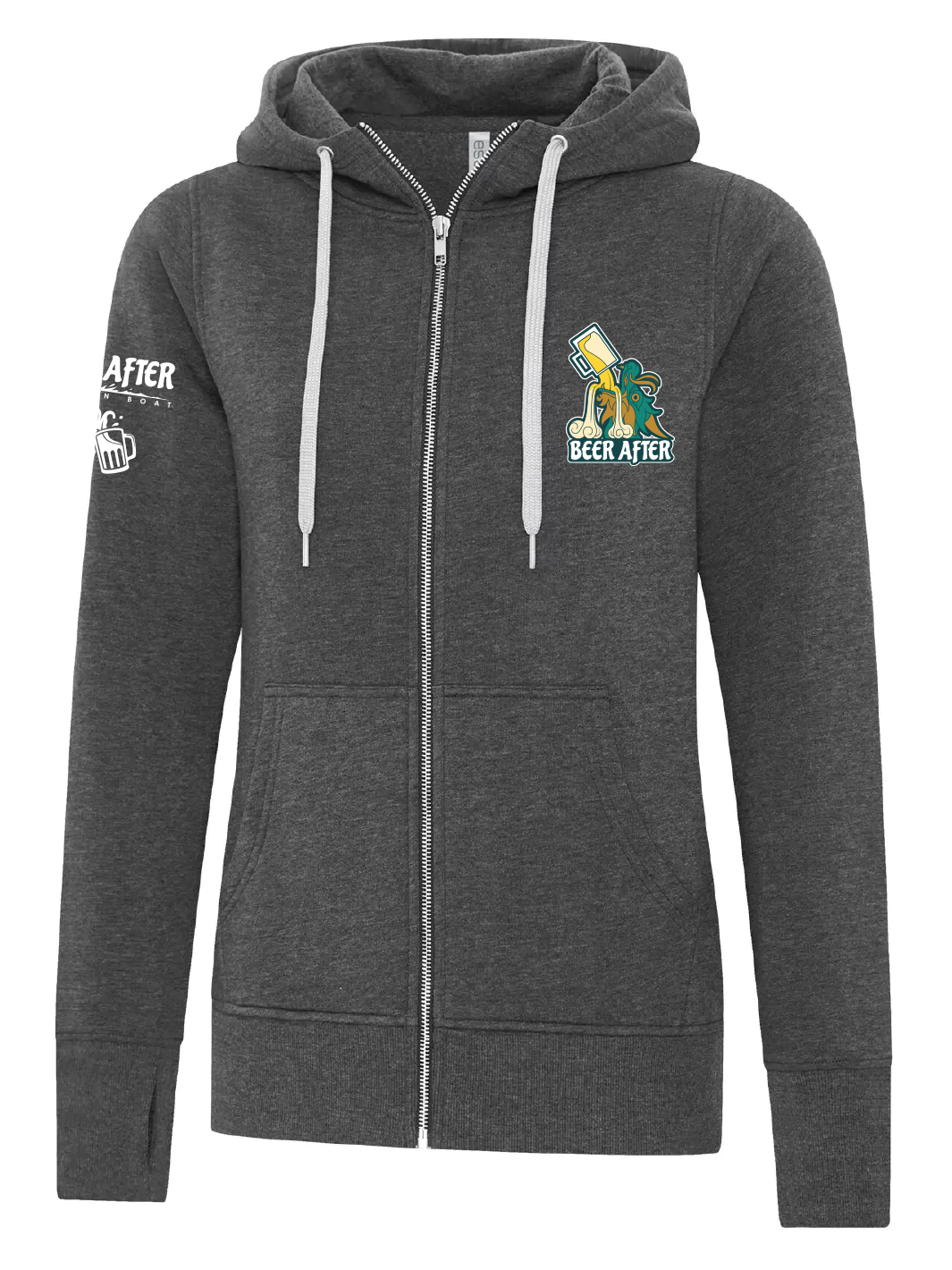 Beer After | Women's Zip Hoodie - Oddball Workshop