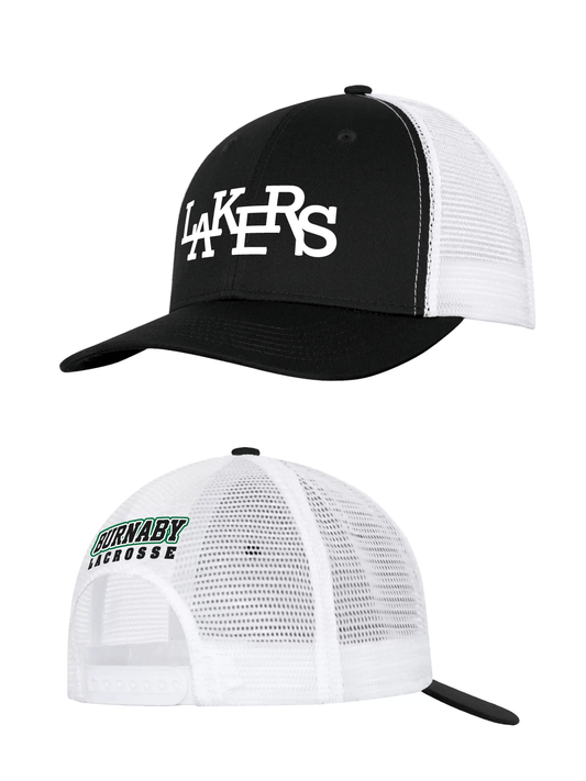 Burnaby Minor Lacrosse | Embroidered Snapback Trucker Cap - Oddball Workshop