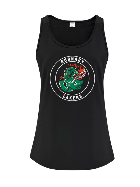 Burnaby Minor Lacrosse | Ladies Tank Top Large Logo - Oddball Workshop