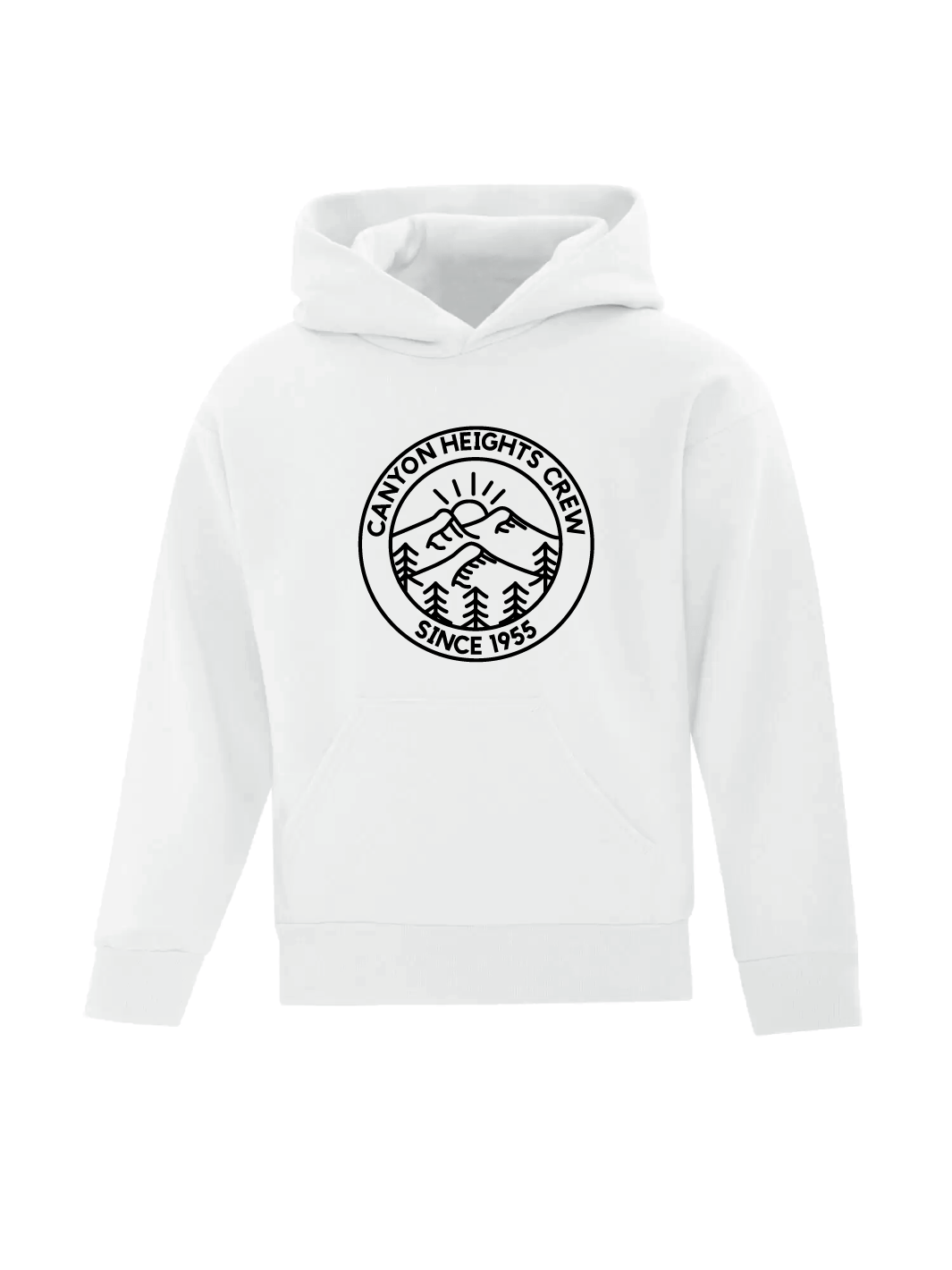 Canyon Heights Elementary Staff | Gildan Heavy Blend Youth Hooded Sweatshirt (Front Logo) - Oddball Workshop