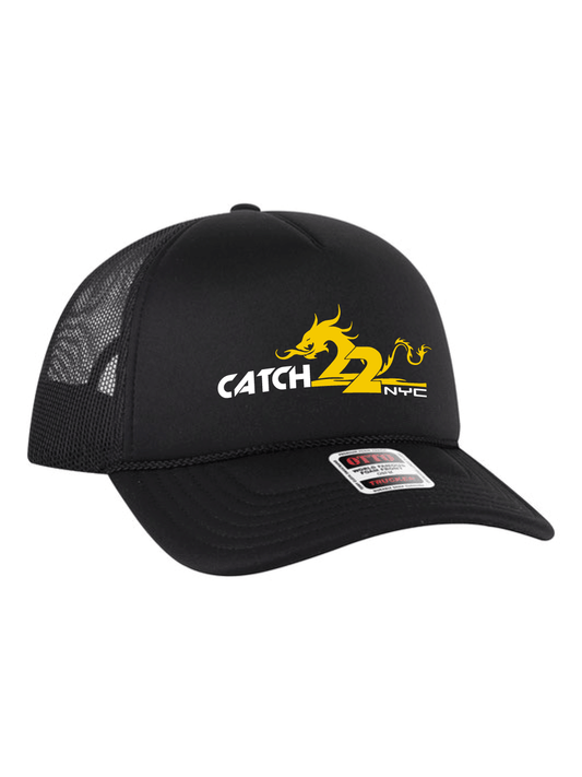Catch 22 NYC | 5 Panel Low Profile Trucker Hat - Oddball Workshop