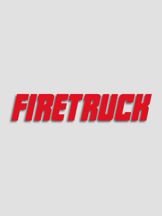 FireTruck Dragon Boat | Logo Sticker - Oddball Workshop