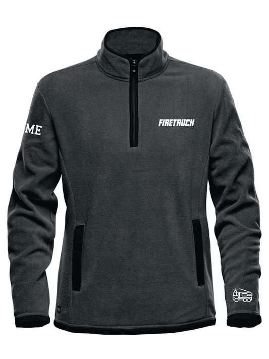 Firetruck Dragon Boat | Men's Shasta Fleece 1/4 Zip Pullover - Oddball Workshop