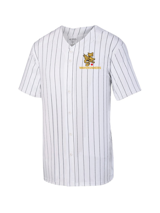 SBWR | Unisex 25 Year Pinstripe Full Button Jersey - Oddball Workshop