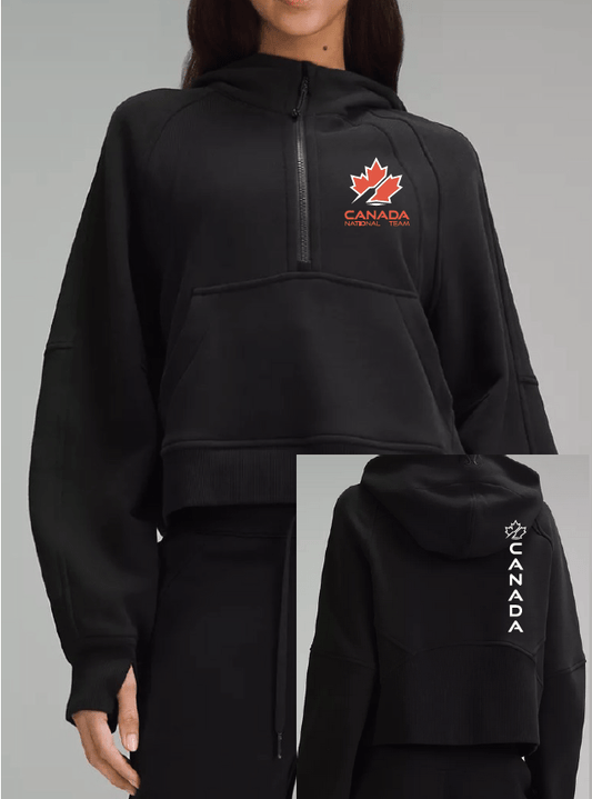 Team Canada DB | Lululemon Women's Scuba Oversized Half Zip Hoodie - Oddball Workshop