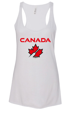 Team Canada Dragon Boat Supporters | Women's Triblend Racerback Tank - Oddball Workshop