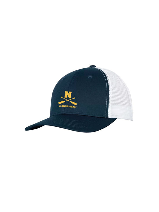 US Navy Dragon Boat Team | Snapback Trucker Cap (Full Logo) - Oddball Workshop