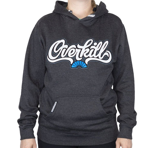 Overkill Cursive Stitched Hoodie - Oddball Workshop