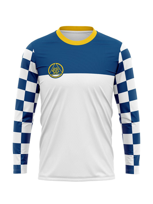 Sublimated Men's Checkered Long Sleeve Jersey - Oddball Workshop