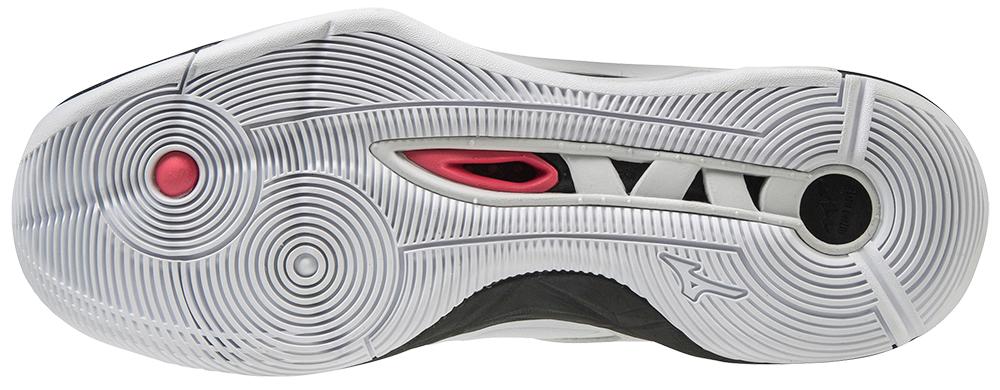 Mizuno Momentum 2.0 MID Unisex - White/Black/Gold - Oddball Workshop