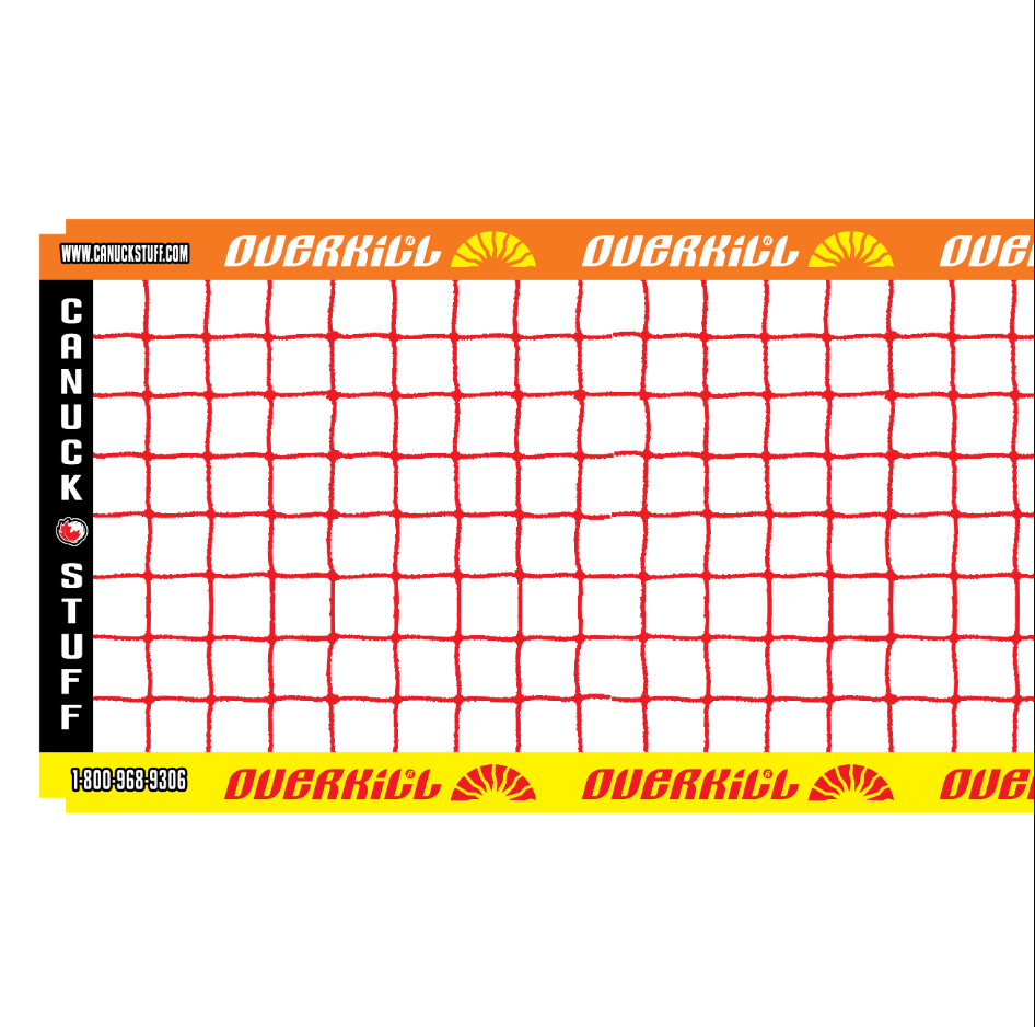 Overkill Beach Volleyball Net (ROPE BOTTOM) - Oddball Workshop