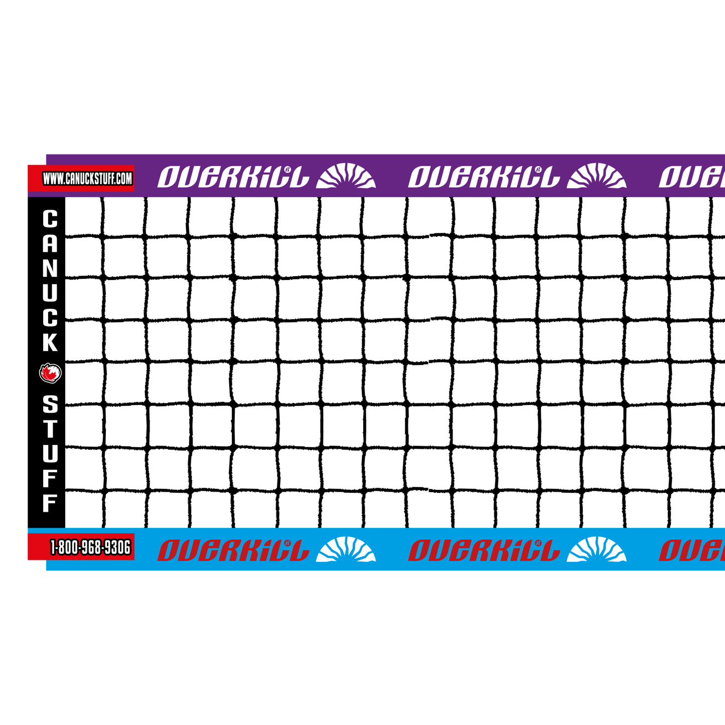 Overkill Beach Volleyball Net (ROPE BOTTOM) - Oddball Workshop