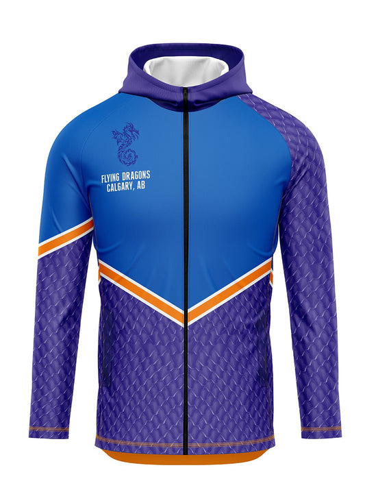 Calgary Flying Dragon Men's Cascade Lt Wt Jacket Hooded - Oddball Workshop