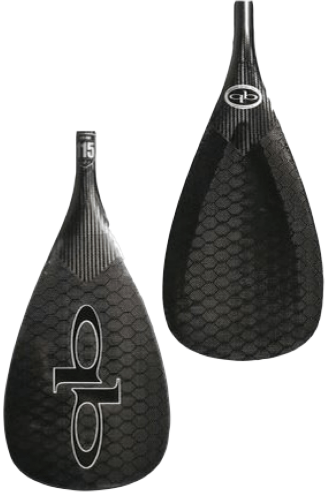 QB Ono Ava Hybrid Double Bend Outrigger Paddle - Oddball Workshop