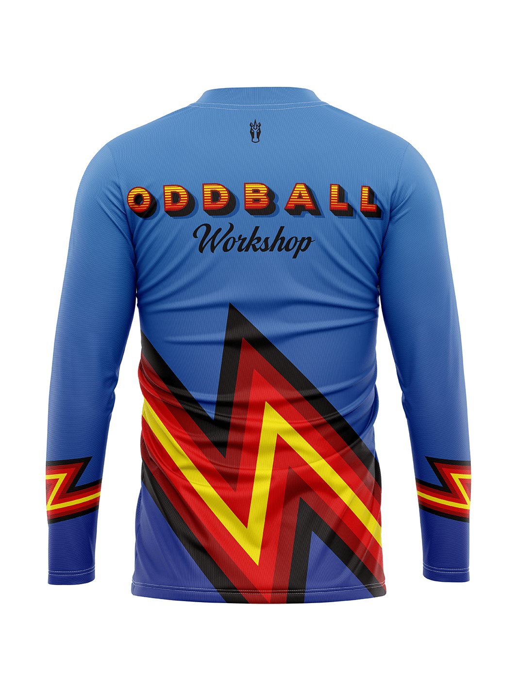 Retro - Men's Athletic Jersey Long Sleeve - Oddball Workshop