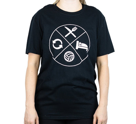 Canuck ESVR (Eat Sleep Volleyball Repeat) T-shirt - Oddball Workshop