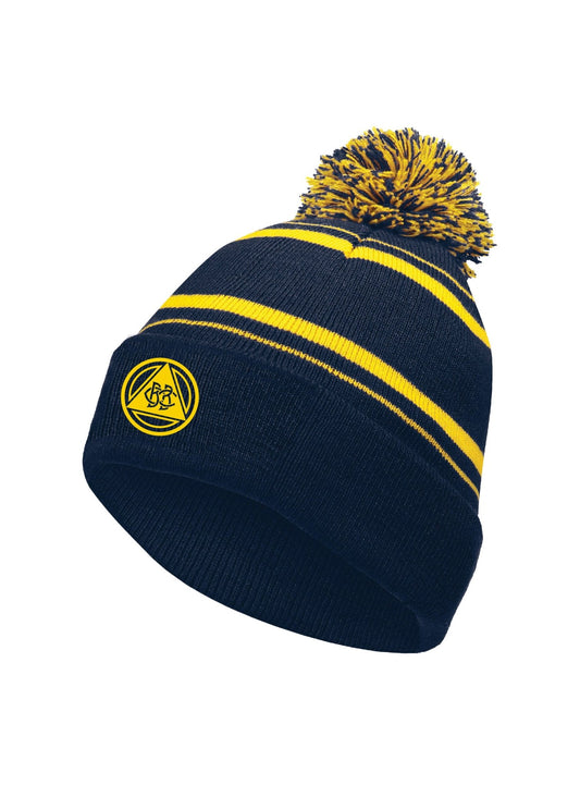 Embroidered Pom Pom Beanie - Oddball Workshop