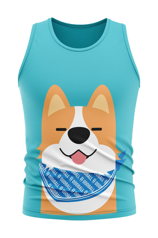 Corgi Men's Athletic Tank Top - Oddball Workshop