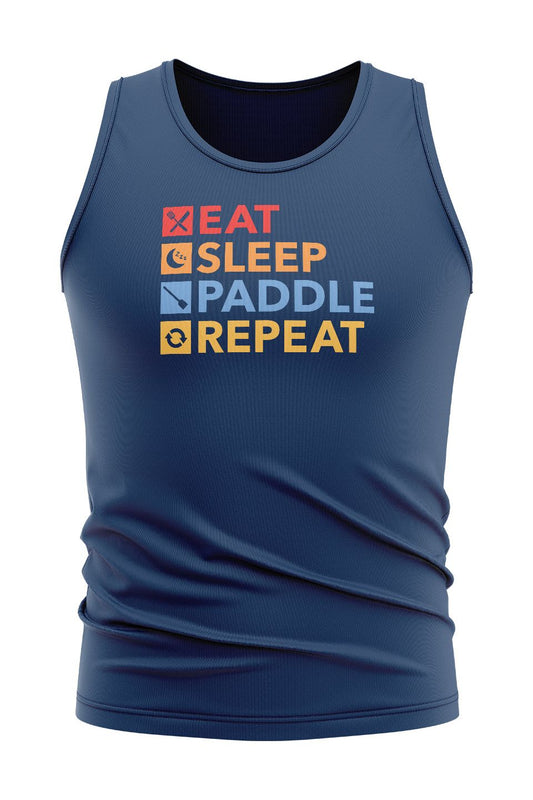 Eat Sleep Men's Technical Tank Top - Oddball Workshop