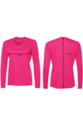 AIAB Long Sleeve V-Neck Ladies Technical Tee