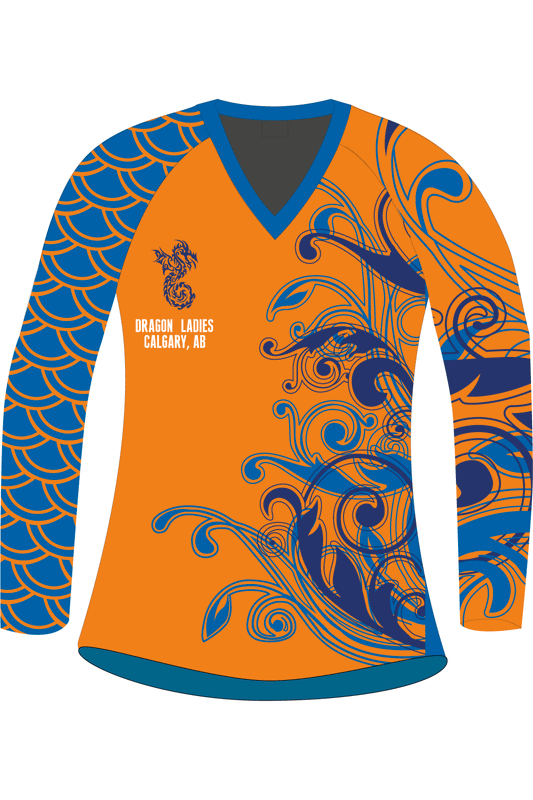 Calgary Dragon Ladies Women's H2O Long Sleeve Jersey - Oddball Workshop