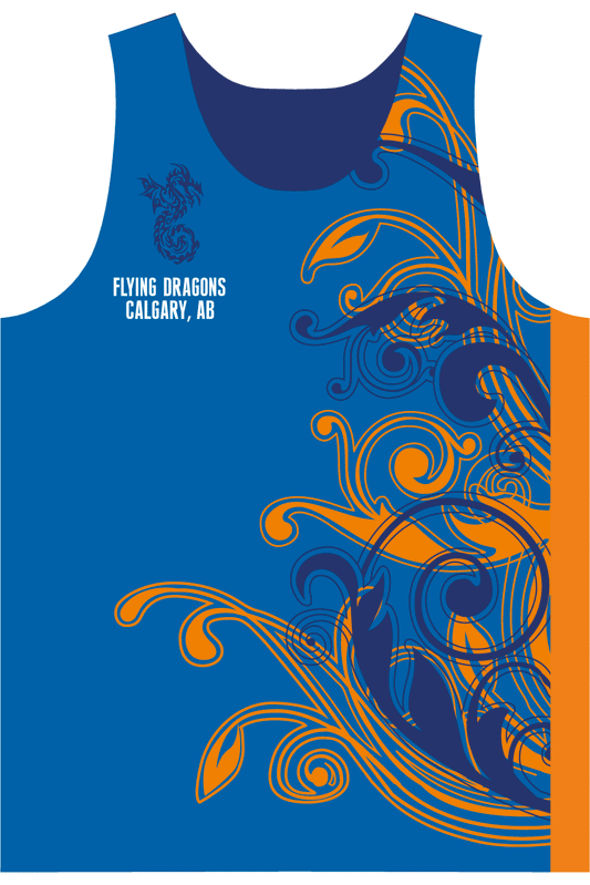 Calgary Flying Dragons Men's h2O Racer Tank Top - Oddball Workshop