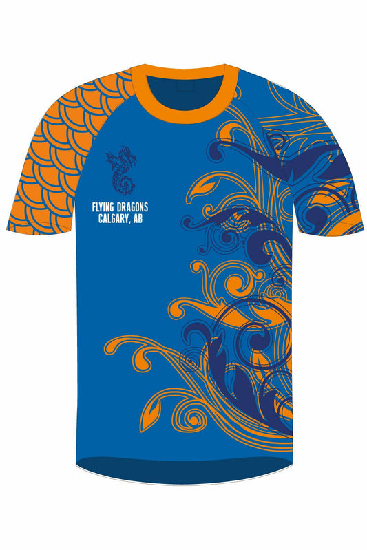 Calgary Flying Dragons Unisex h2O Athletic Jersey Short Sleeve - Oddball Workshop