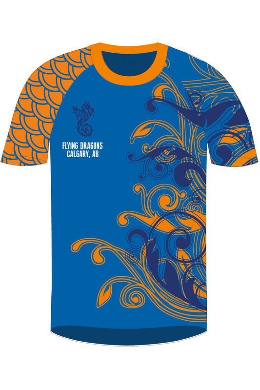 Calgary Flying Dragons Unisex h2O Athletic Jersey Short Sleeve - Oddball Workshop
