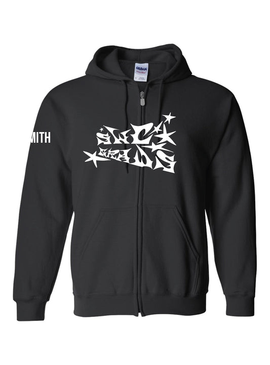 Churchill Secondary Grad 2024 Zip Up Hoodie (Stars Logo) - Oddball Workshop
