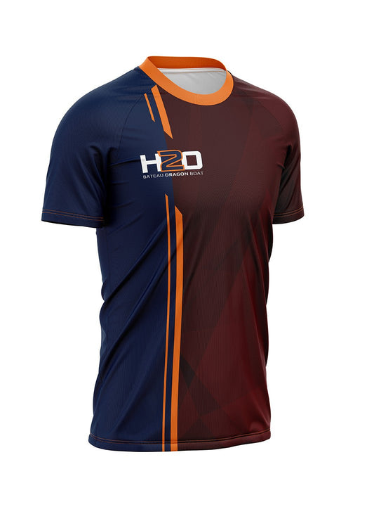 Crimson Dragons H2o Men's Athletic Jersey Shorts Sleeves - Oddball Workshop