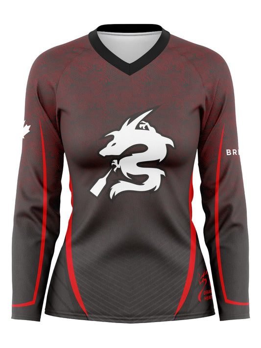 DH Breaker h2O Women's Athletic Jersey Long Sleeve - Oddball Workshop