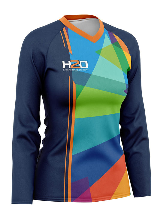 Draveurs H2o Women's Athletic Jersey Long Sleeve - Oddball Workshop
