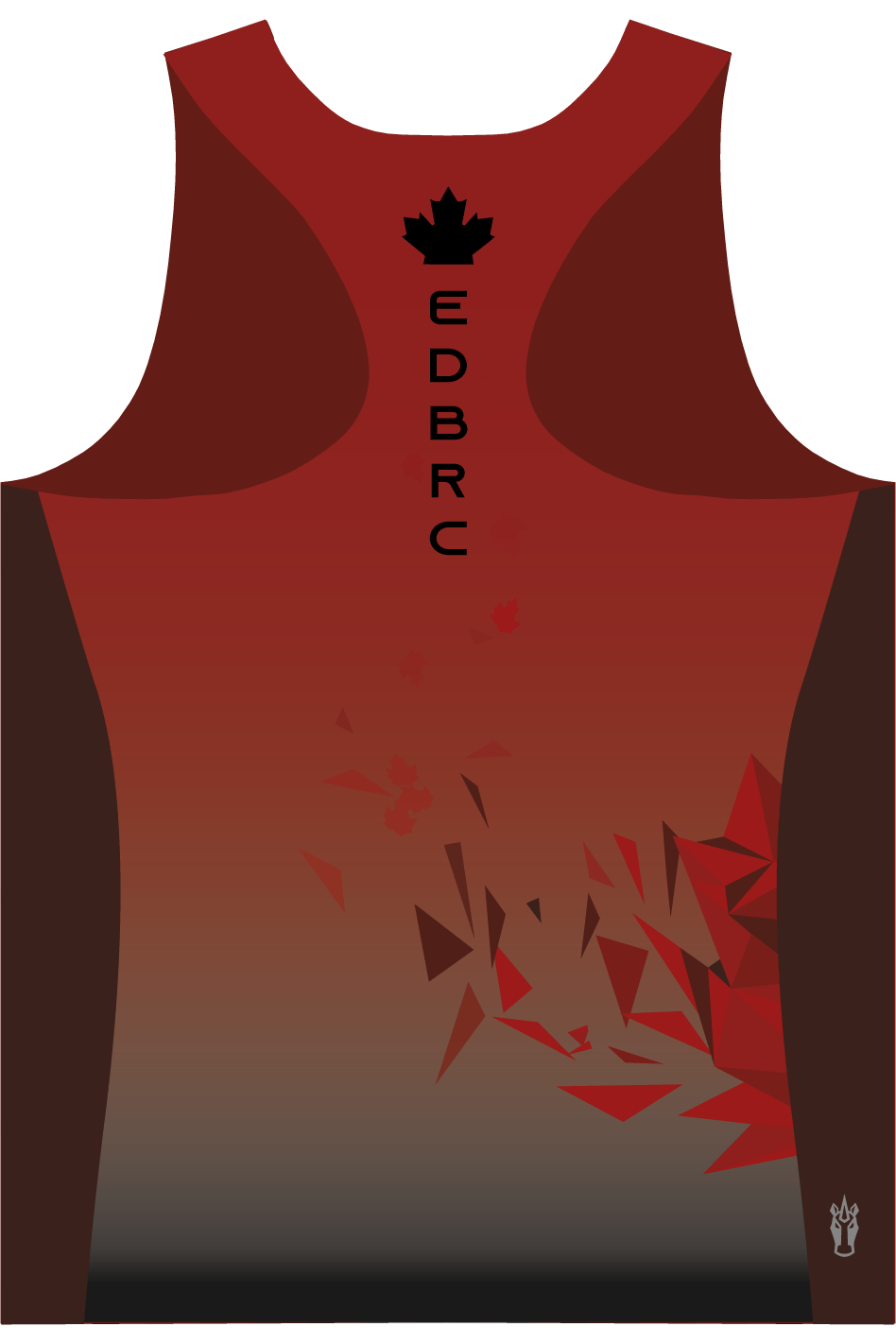 EDBRC h2O Men's Racer Tank Top - Oddball Workshop