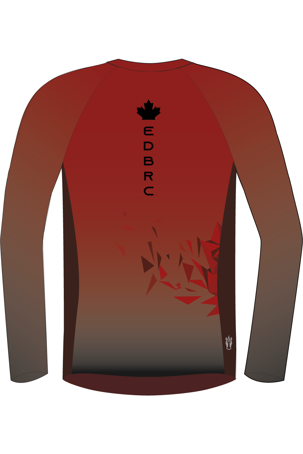 EDBRC h2O Unisex Athletic Jersey Long Sleeve - Oddball Workshop