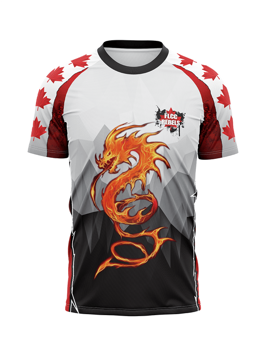 FLCC Rebels Men's Athletic Jersey Short Sleeve - Oddball Workshop