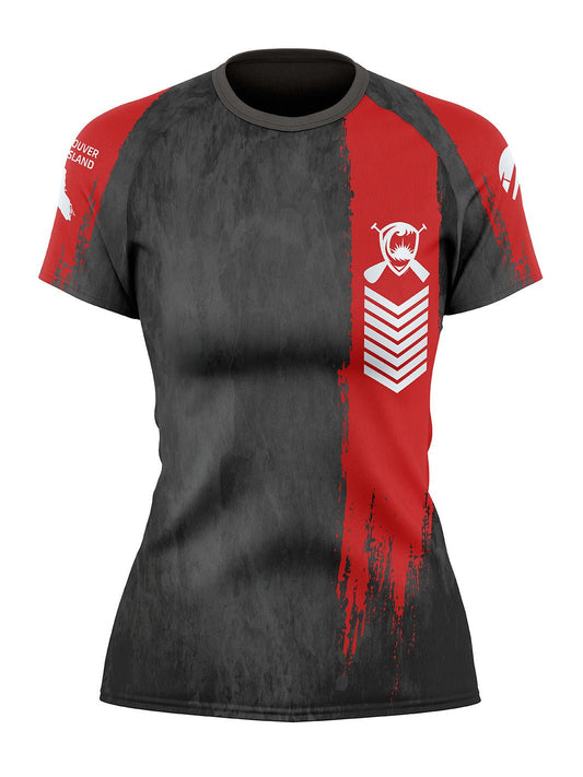 Gorging Dragons | Women's Athletic Jersey Short Sleeve Crewneck - Oddball Workshop