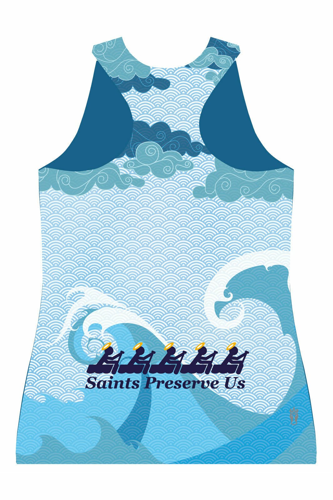 Saints Preserve Us h2O Women's Athletic Tank Top - Oddball Workshop
