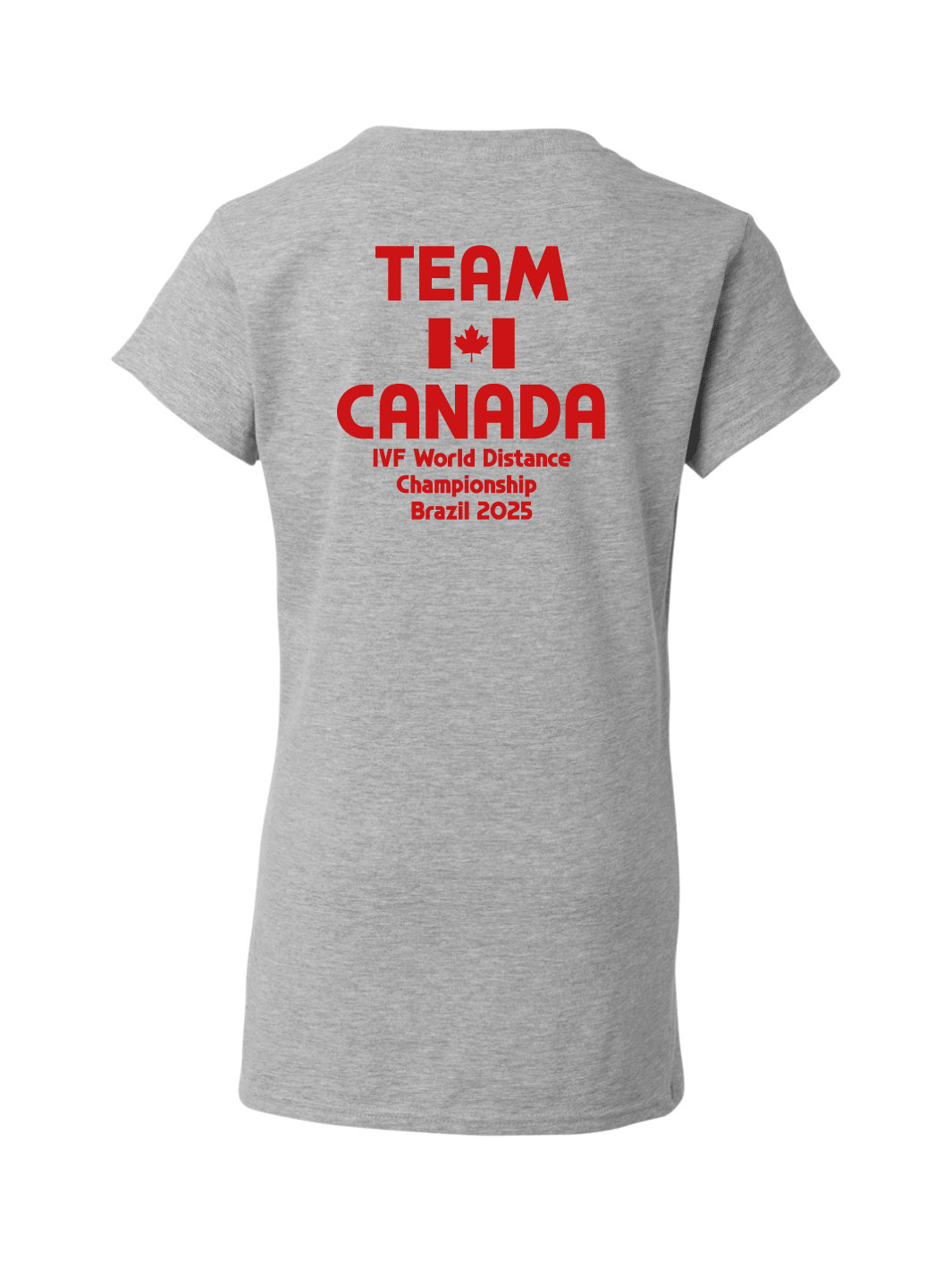 Team Canada Brazil Casual Wear - Women's V - neck T-shirt - Oddball Workshop