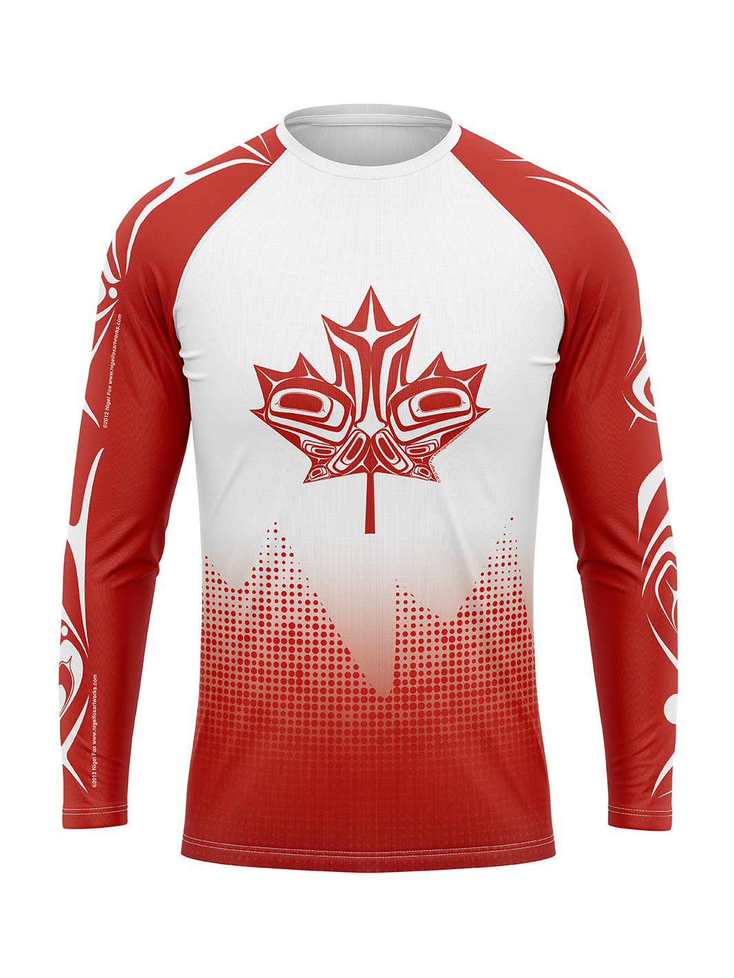 Team Canada Brazil Race Jersey - Unisex Athletic Jersey Long Sleeve - Oddball Workshop