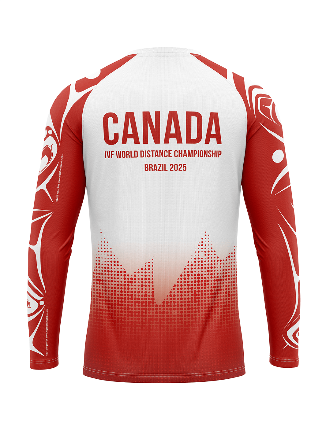 Team Canada Brazil Race Jersey - Unisex Athletic Jersey Long Sleeve - Oddball Workshop