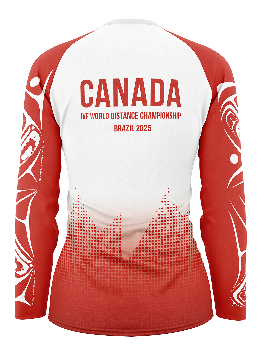 Team Canada Brazil Race Jersey - Women's Athletic Jersey Long Sleeve Crewneck - Oddball Workshop