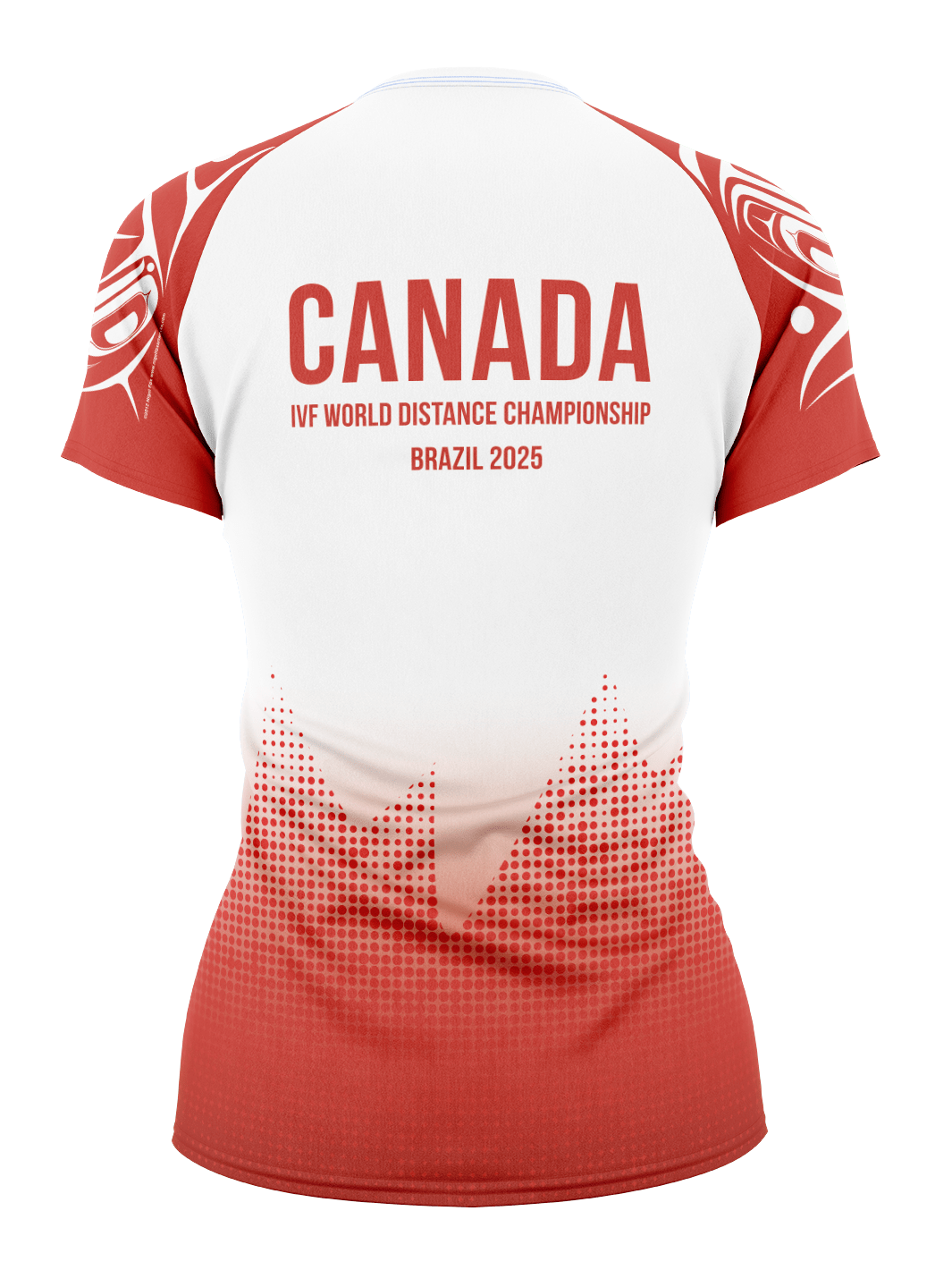 Team Canada Brazil Race Jersey - Women's Athletic Jersey Short Sleeve V - neck - Oddball Workshop
